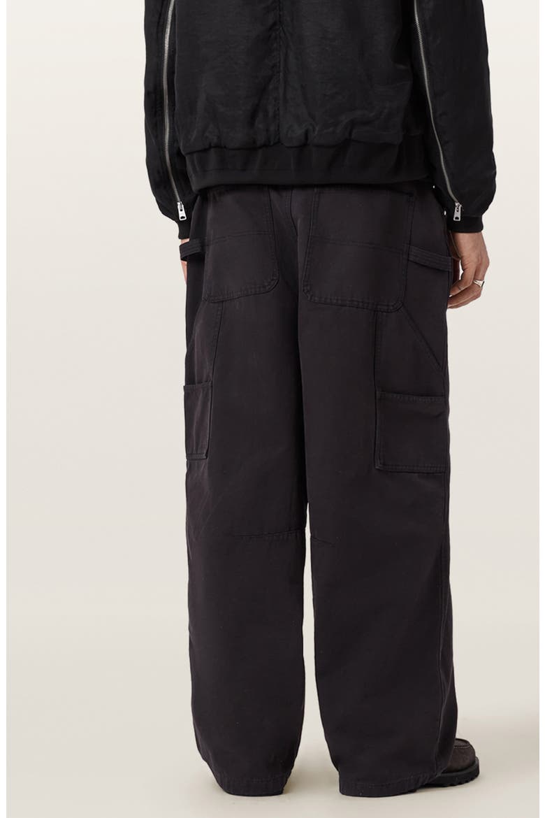 Jackson Barrel Leg Trousers, Alternate, color, TANNER BLACK
