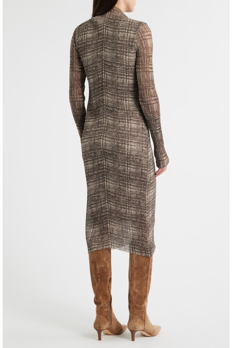 Mock Neck Long Sleeve Maxi Dress, Alternate, color, OPEN MISC