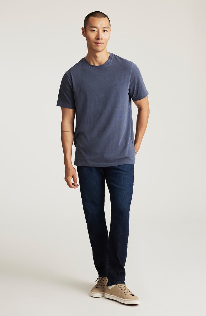 Mavi Jeans Edition Washed Regular Fit T-Shirt, Alternate, color, Total Eclipse