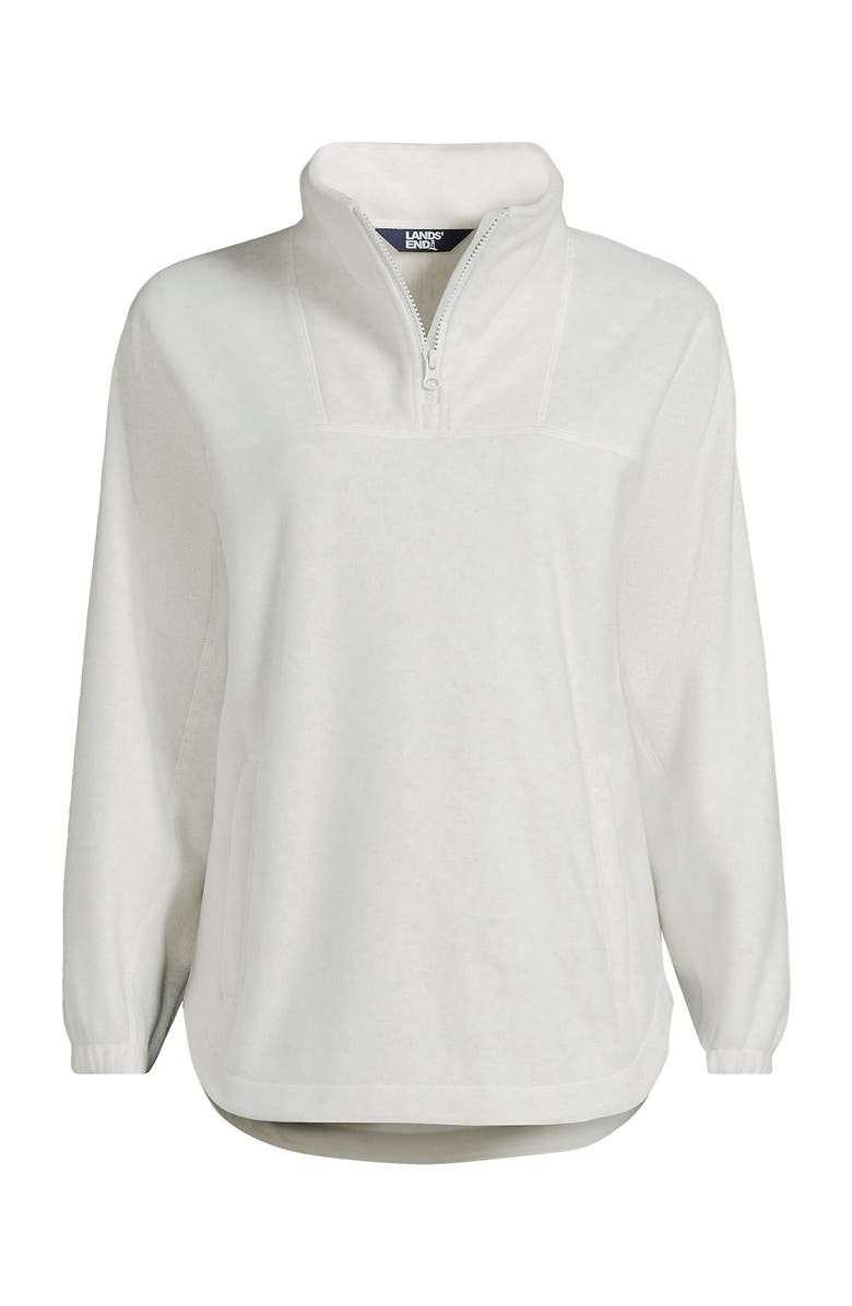 Lands' End Luxe Fleece Quarter Zip, Alternate, color, 
