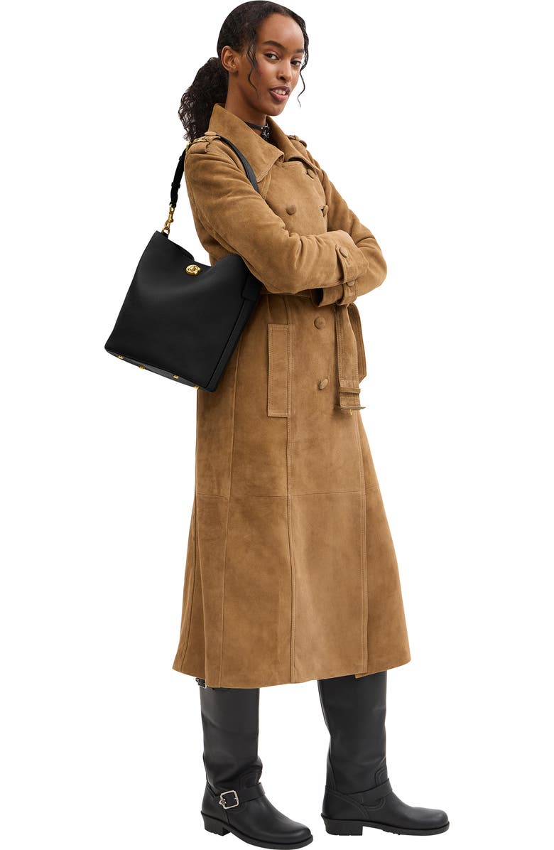 COACH Willow Polished Pebble Leather Shoulder Bag, Alternate, color,