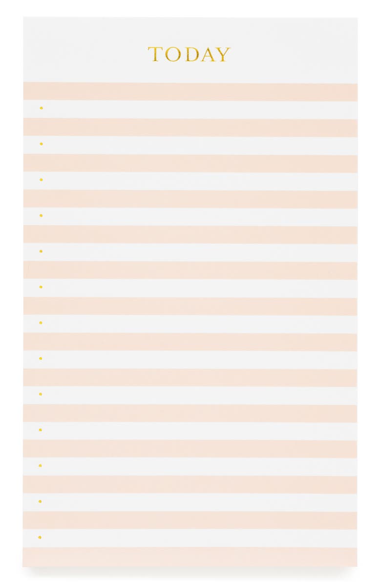 Sugar Paper Today Notepad, Main, color, Pink Stripe