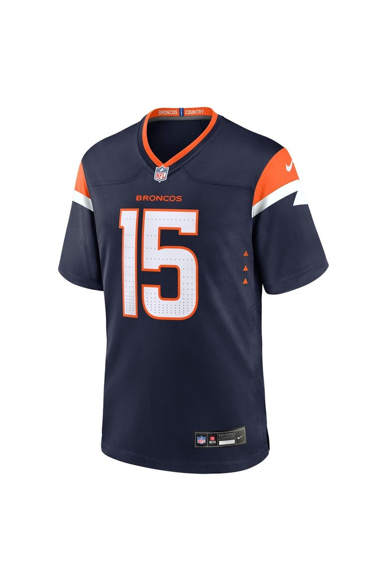 Men's Nike Nik Bonitto  Navy Denver Broncos Alternate Game Jersey, Alternate, color, Navy