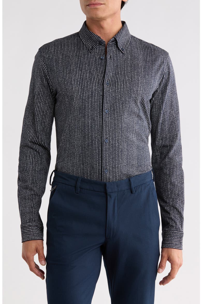 Button Down Shirt, Main, color, DARK BLUE