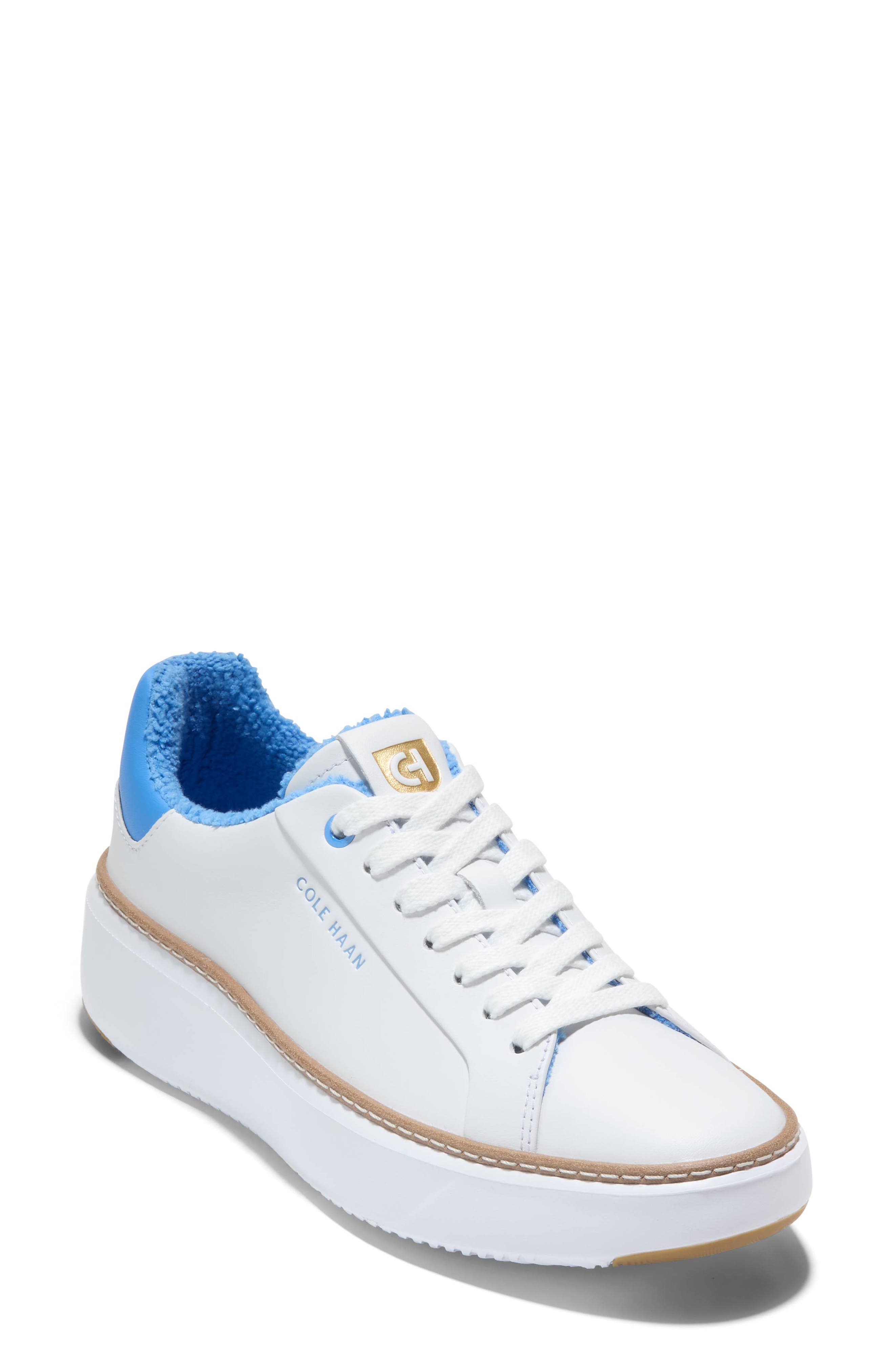 Cole Haan GrandPro Topspin Platform Sneaker, Main, color, White/ Marina