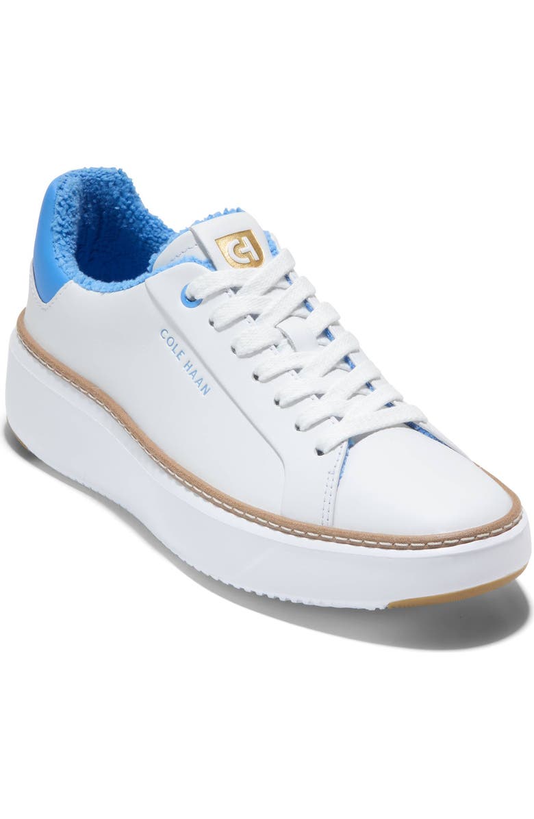 Cole Haan GrandPro Topspin Platform Sneaker, Main, color, White/ Marina