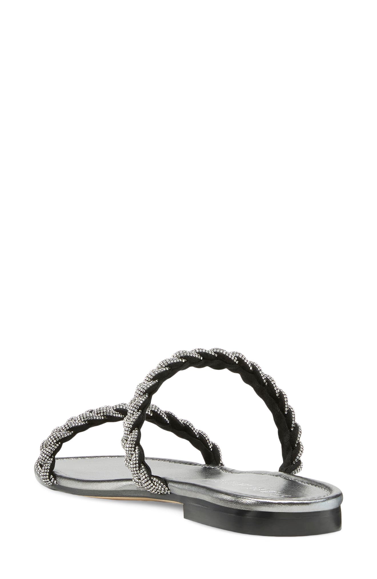 Addison Slide Sandal, Alternate, color, GUNMETAL