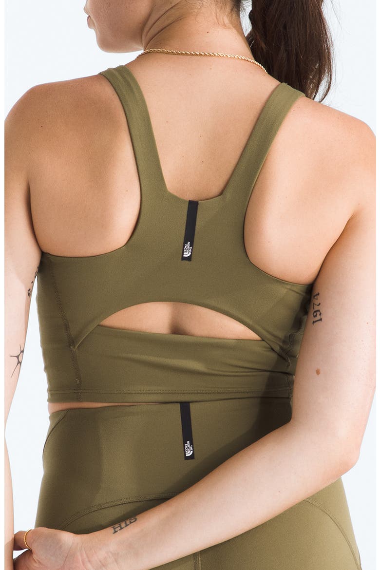 Jaida Longline Sports Bra, Alternate, color, CEDAR