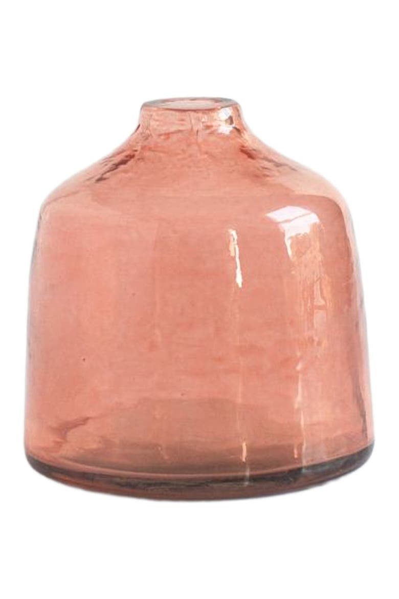 Hammered Glass Bud Vases - Set of 3, Alternate, color, Blush