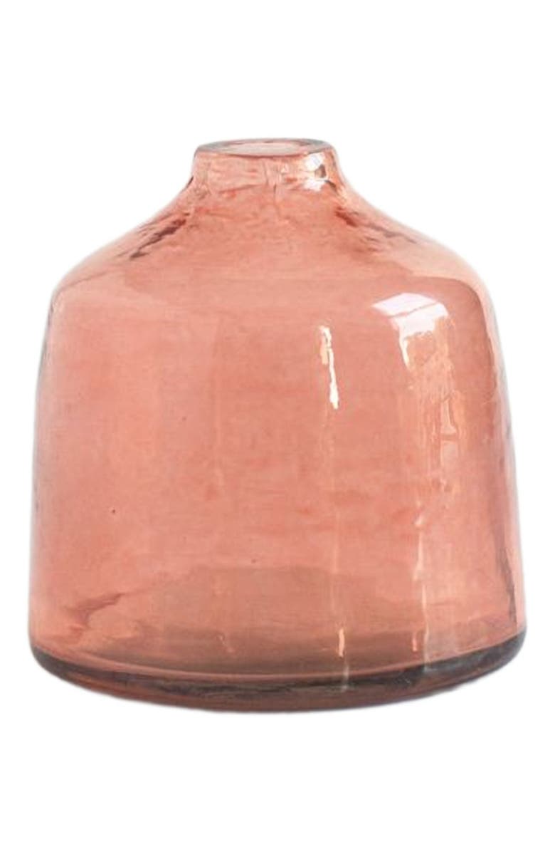 Creative Women Hammered Glass Bud Vases - Set of 3, Alternate, color, Blush