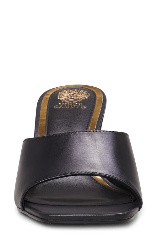 Vince Camuto Sacha Slide Sandal In Black Nappa