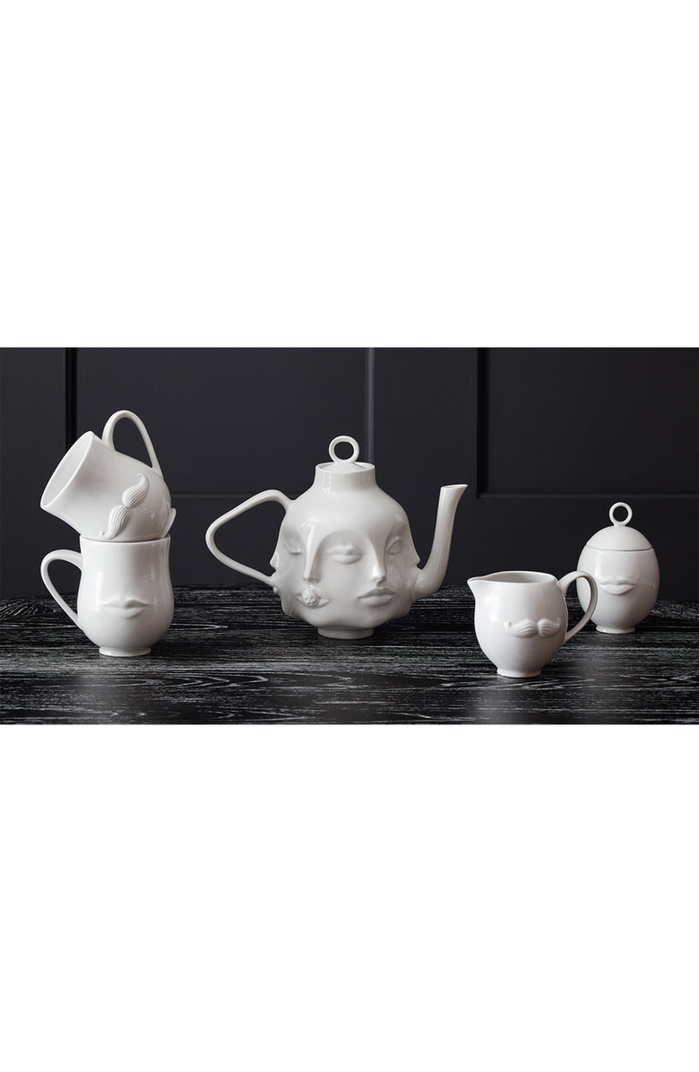 Jonathan Adler Mr. & Mrs. Muse Mug, Alternate, color, White