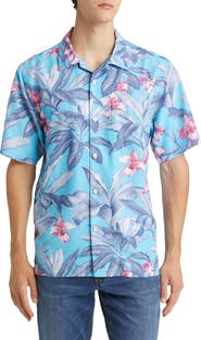 Tommy Bahama Coconut Point Floral Breeze Short Sleeve Button-Up Camp Shirt