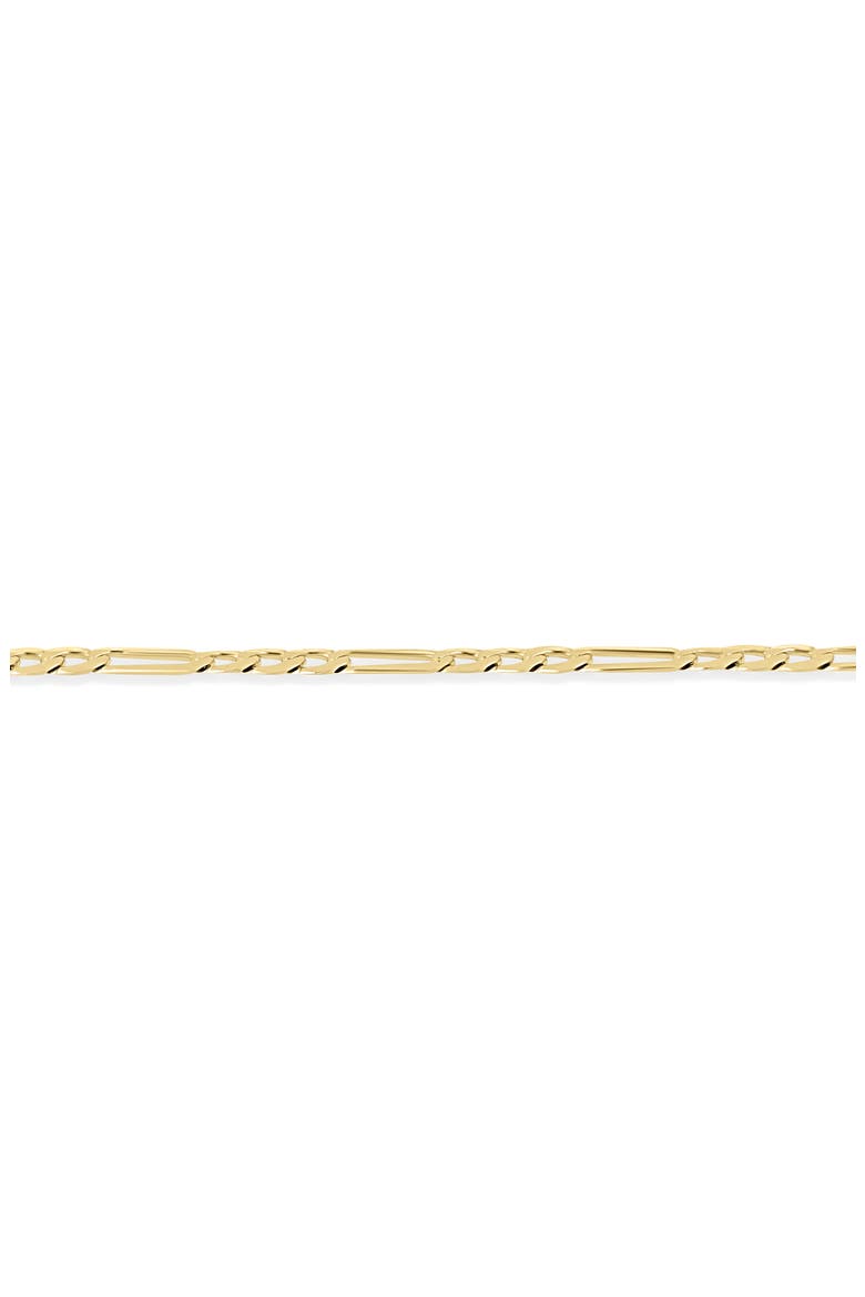 14K Gold Figaro Chain Necklace, 2mm, Alternate, color, 14KY