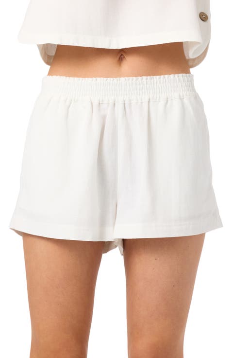 Sanders Smocked Waist Shorts