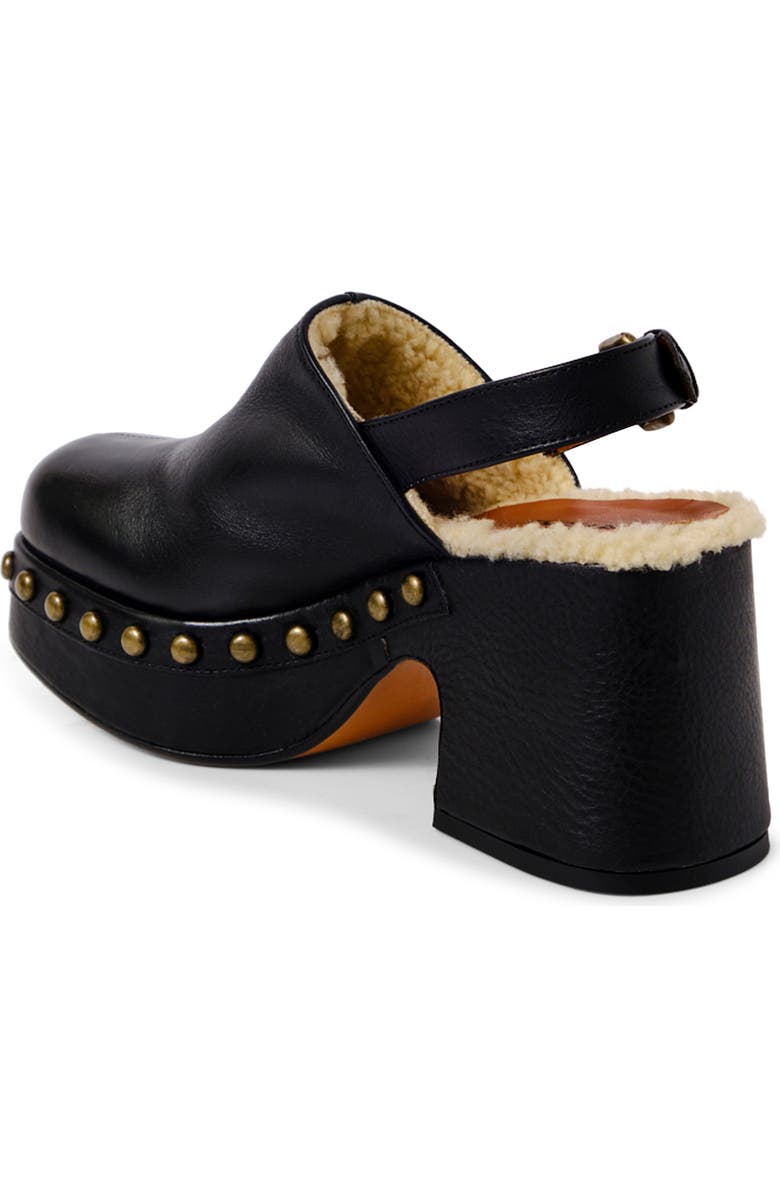 Free People Autumn Studded Slingback Platform Clog, Alternate, color, Black