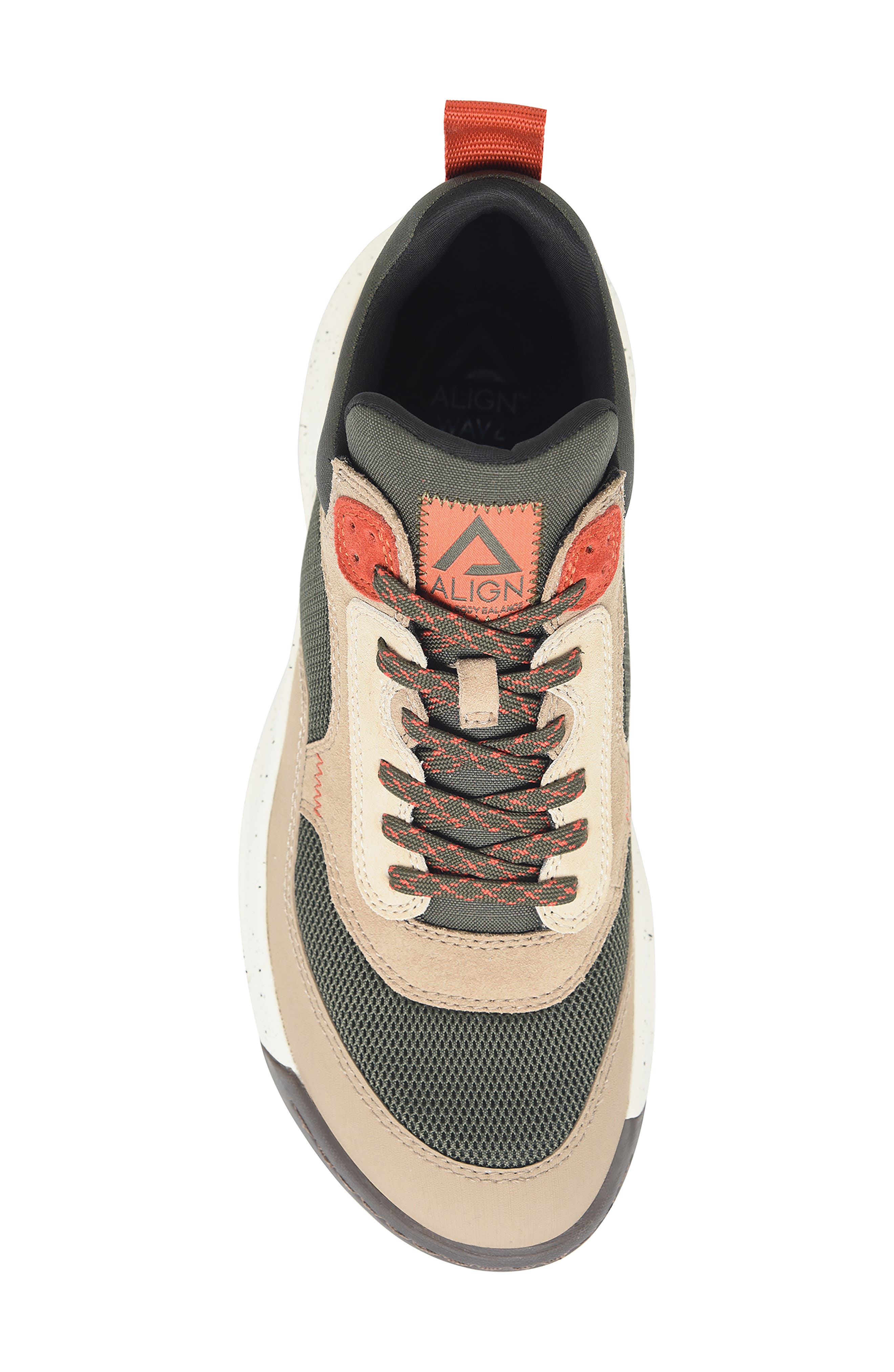 Align Evan Sneaker, Alternate, color, Cashmere/ Olive