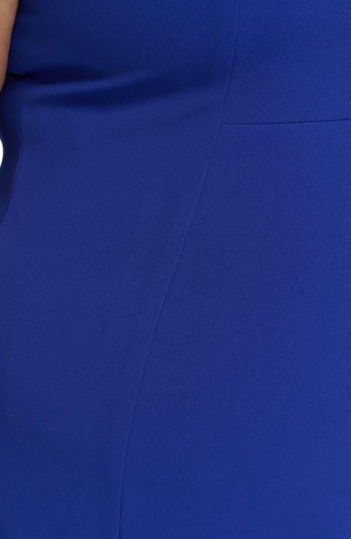 Calvin Klein Basic Sleeveless Sheath Dress In Ultramarine