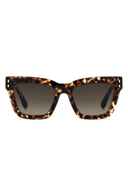 ISABEL MARANT ISABEL MARANT 53MM GRADIENT RECTANGULAR SUNGLASSES