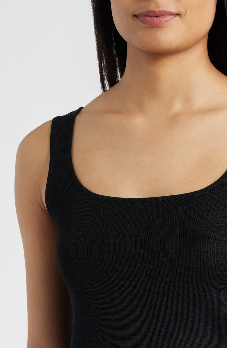 Anne Klein Square Neck Sweater Tank, Alternate, color, 