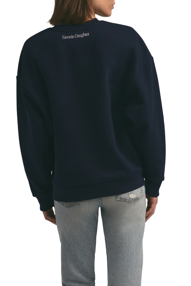 Favorite Grandma Sweatshirt, Alternate, color, NAVY