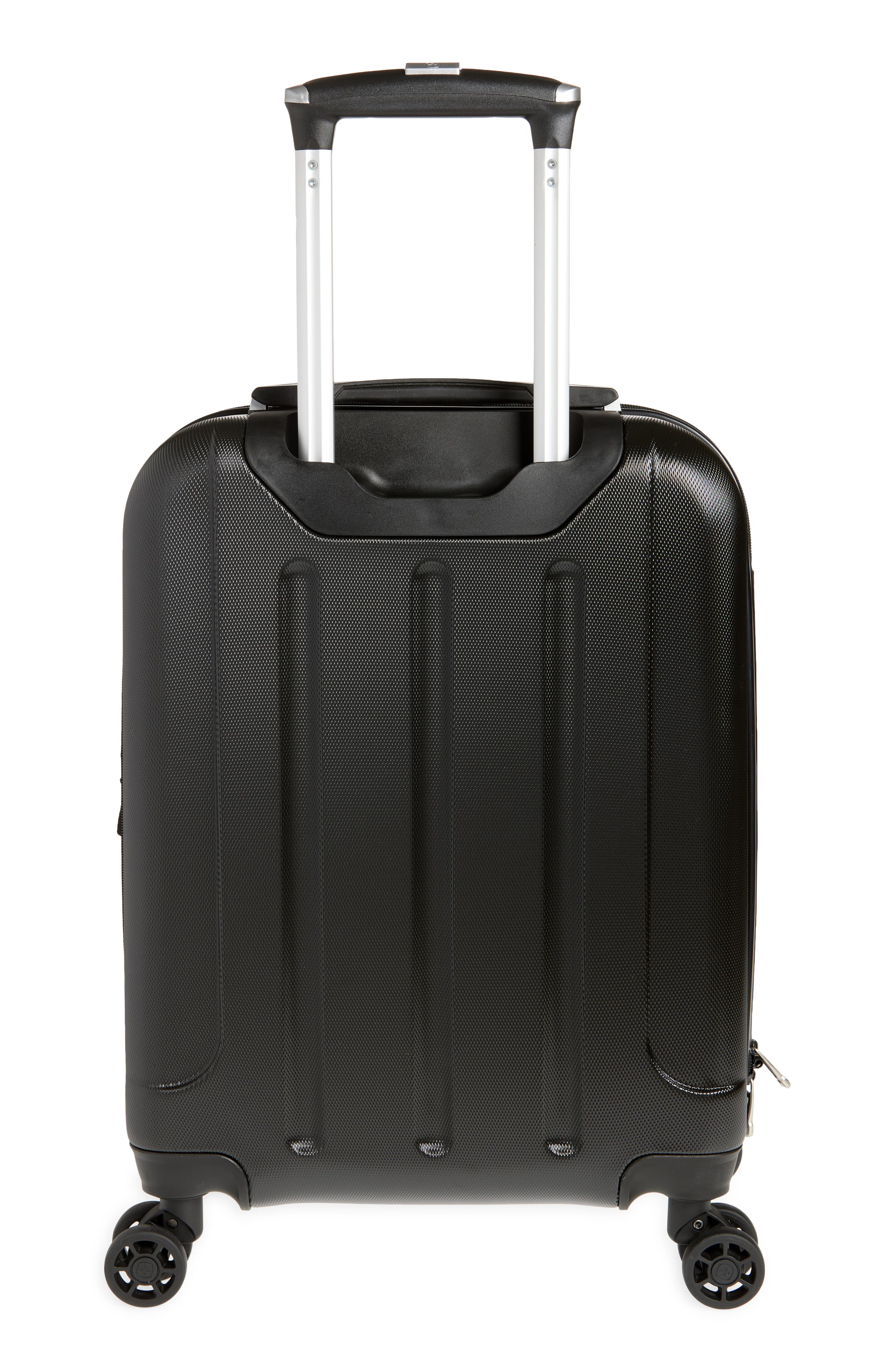 SWISSGEAR Hybrid 19-Inch Spinner Carry-On, Alternate, color, Black
