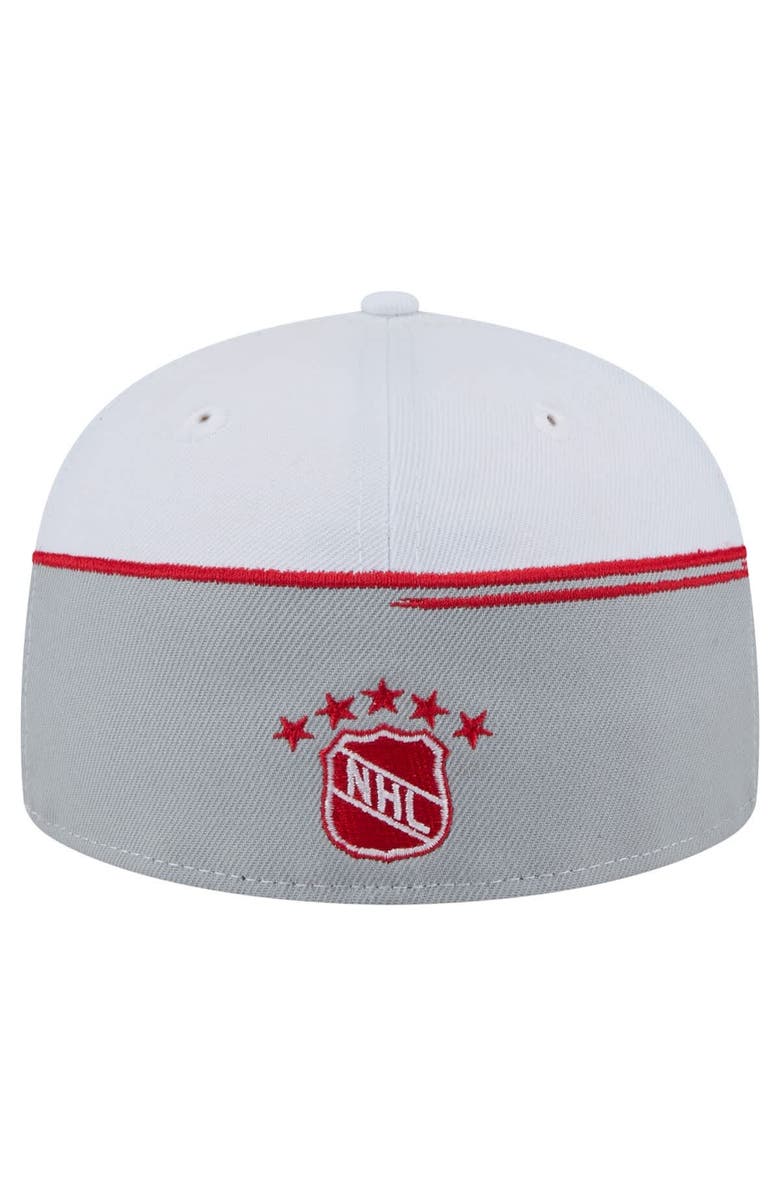 New Era Men's New Era Gray/White Washington Capitals Vintage Color Dip 59FIFTY Fitted Hat, Alternate, color, Gray