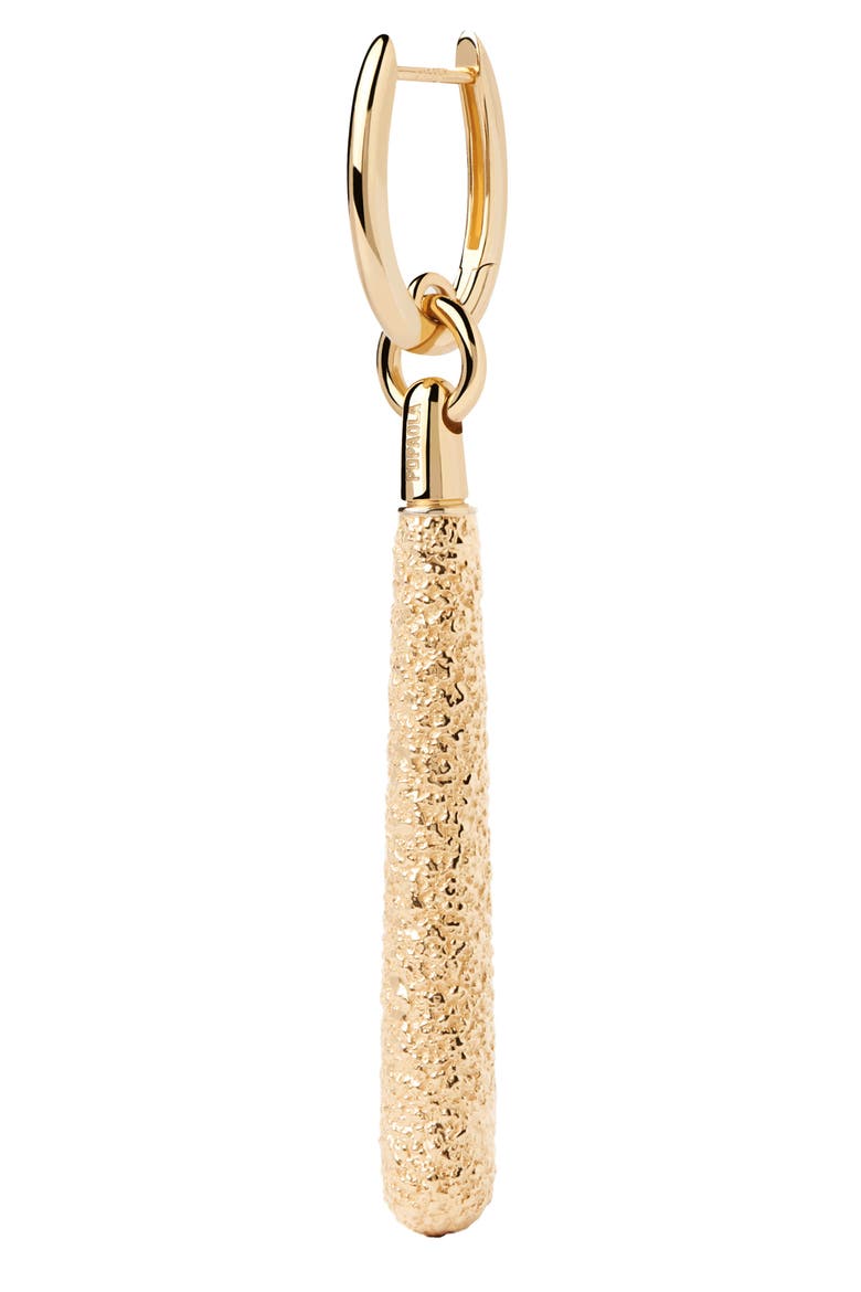 Popcorn Supreme Jupiter Single Hoop, Main, color, Gold