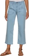 Sanctuary Retreat Mid Rise Crop Straight Leg Utility Pants