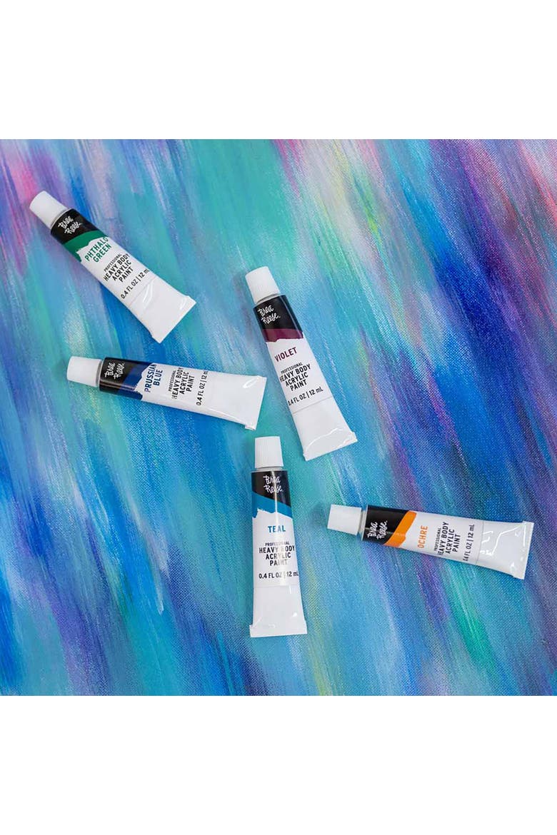 Professional Heavy Body Acrylic Paint Set 12 Tubes, Alternate, color, Multicolored