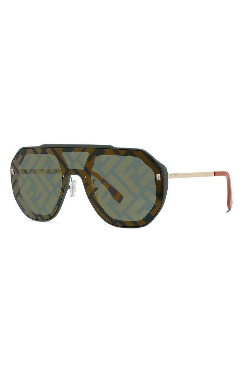 Fendi FF Fendi Evolution Mask Sunglasses, Alternate, color,