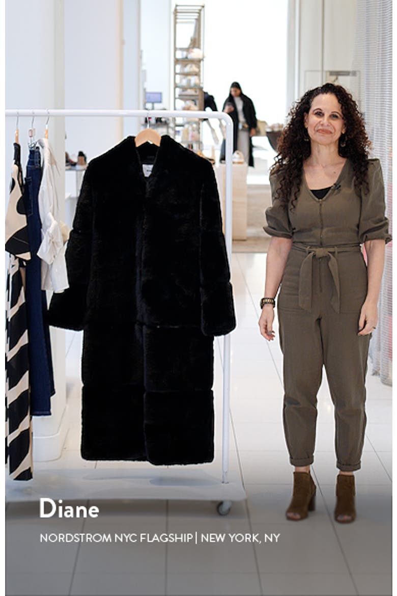 Sylke Pluche™ Faux Fur Longline Coat video