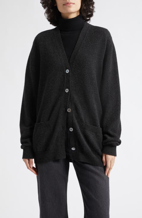Wild Thistle Intarsia Cashmere Cardigan