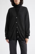 Johnstons of Elgin Wild Thistle Intarsia Cashmere Cardigan