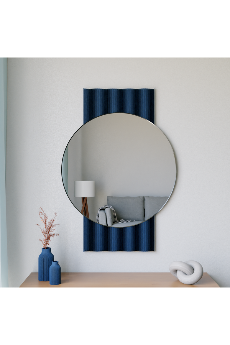 Sol Mirror, Main, color, Navy Blue