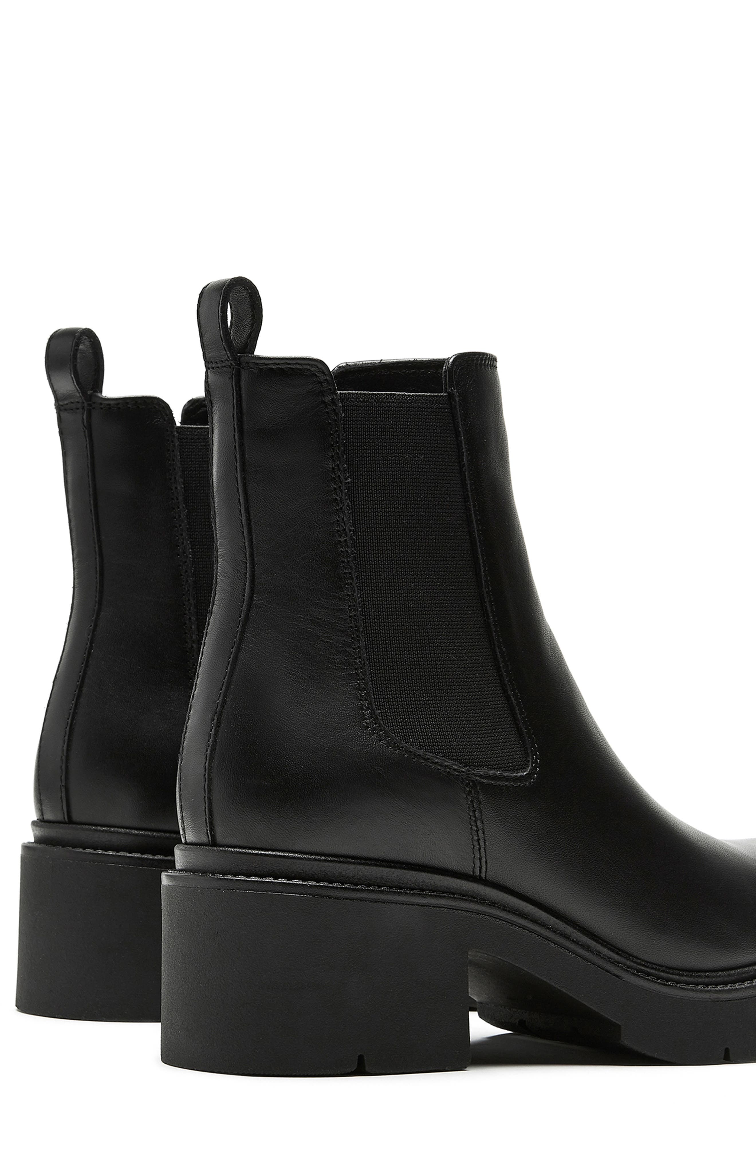 La Canadienne Axton Waterproof Chelsea Boot, Alternate, color, Black Leather