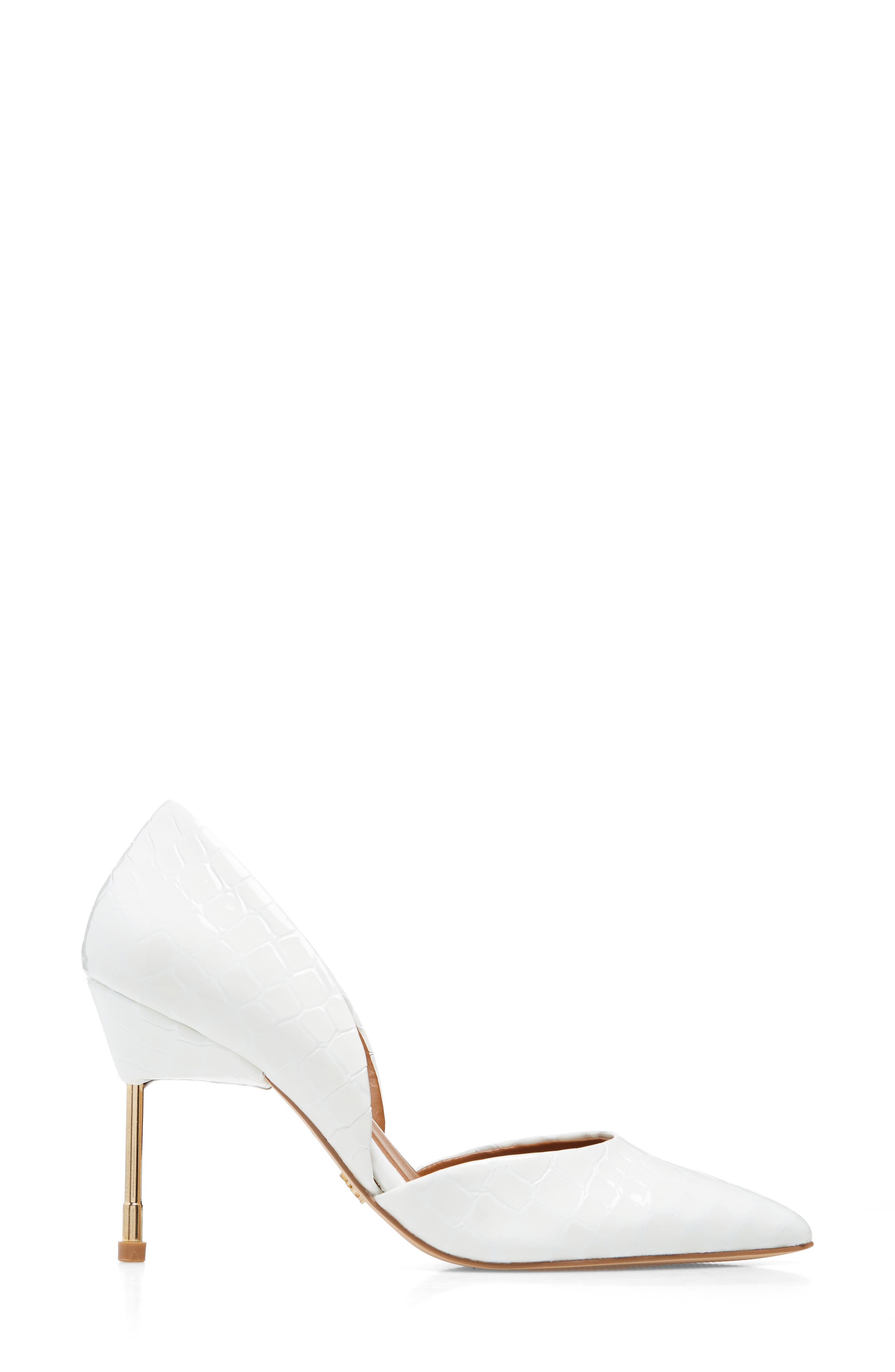 Bond 90 d'Orsay Pump, Alternate, color, WHITE