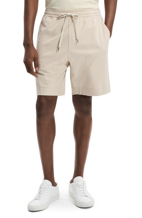 Cotton Terry Cloth Drawstring Shorts