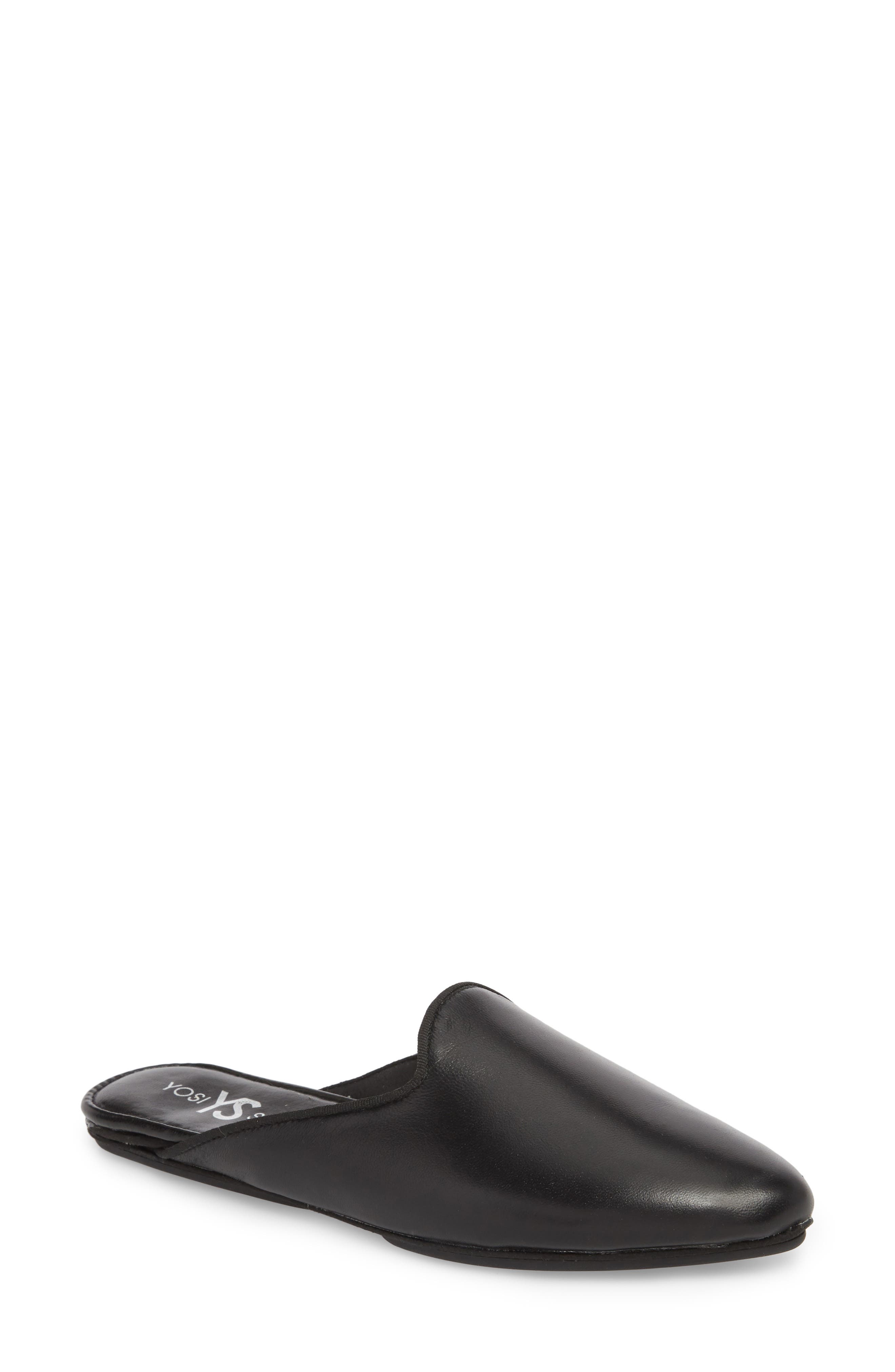 Vidi Mule, Main, color, BLACK LEATHER