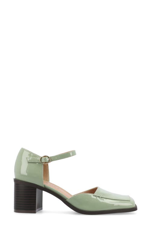 JOURNEE COLLECTION JOURNEE COLLECTION EVANGELINE BLOCK HEEL PUMP 