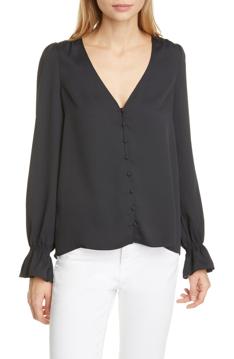 Joie Bolona Silk Blouse, Main, color, 