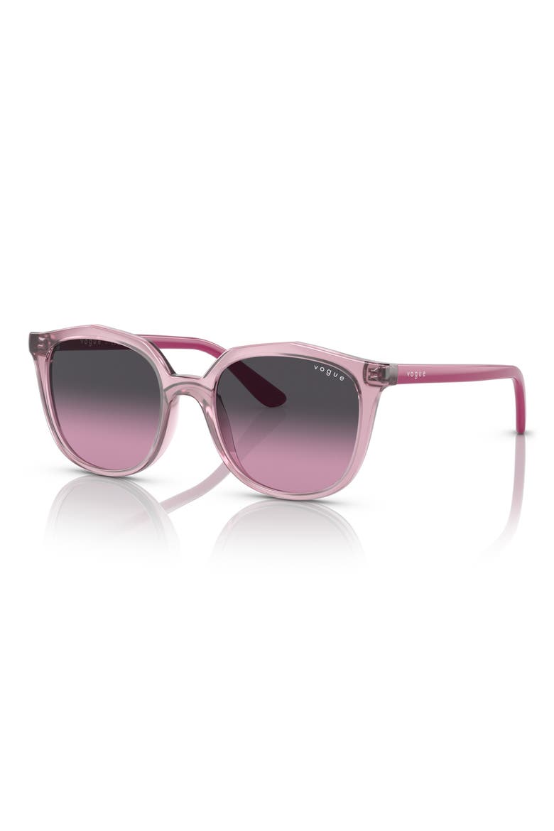 Kids' 45mm Gradient Irregular Sunglasses, Alternate, color, PURPLE
