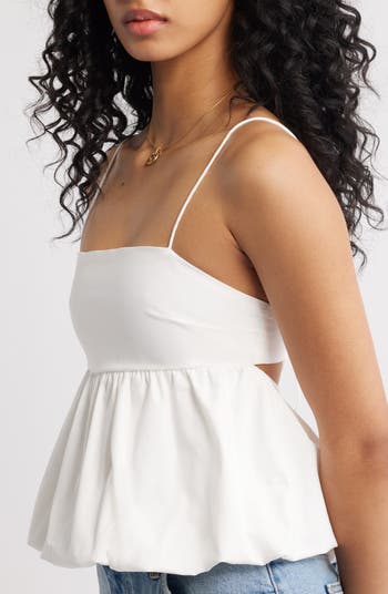 Bubble Hem Babydoll Camisole
