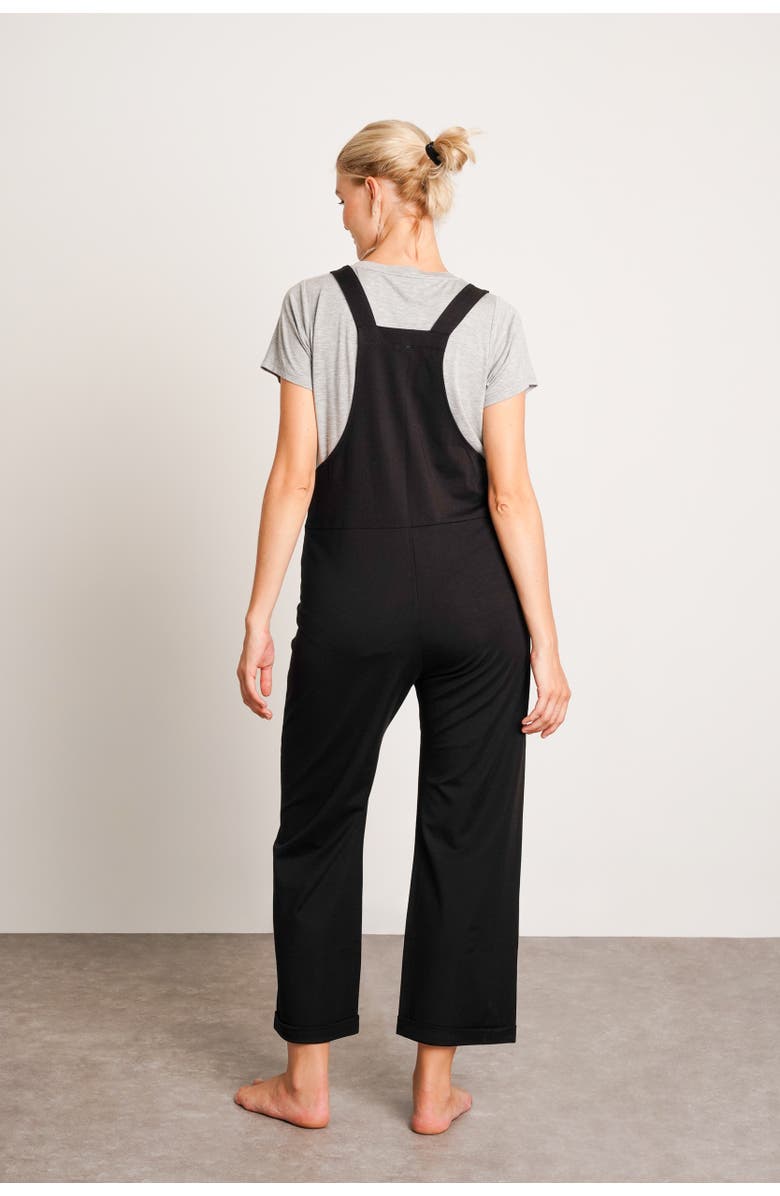 Nom Maternity Imogen Maternity Overalls, Alternate, color, Black
