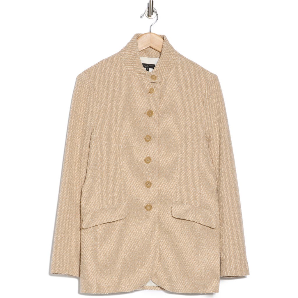 Rag & Bone Sadie Long Blazer In Beige