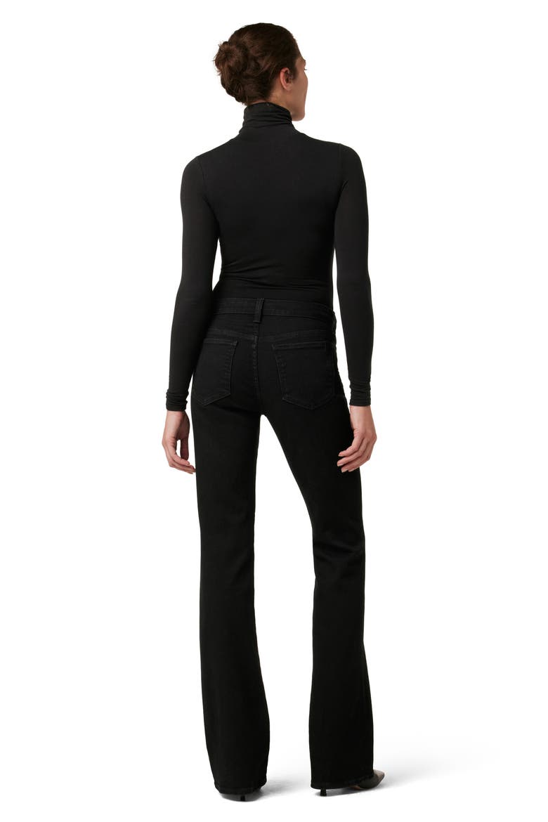 The Snapback Icon Bootcut Maternity Jeans, Alternate, color, BLACK