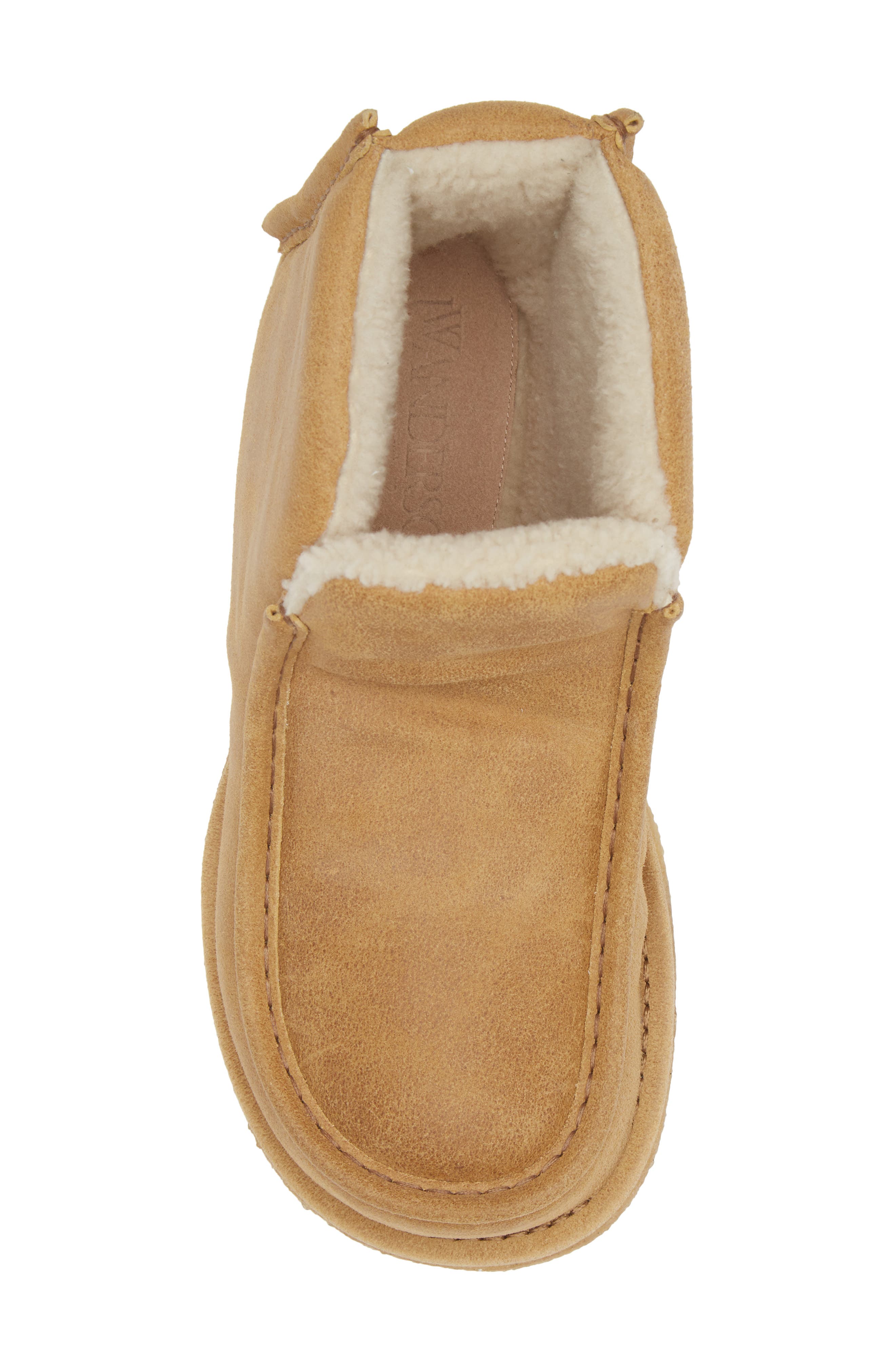 JW Anderson Genuine Shearling Lined Bootie, Alternate, color, Beige