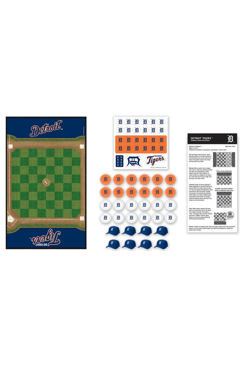 Detroit Tigers MLB Checkers, Alternate, color, Multicolor