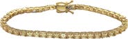 SUZY LEVIAN Sterling Silver CZ Tennis Bracelet