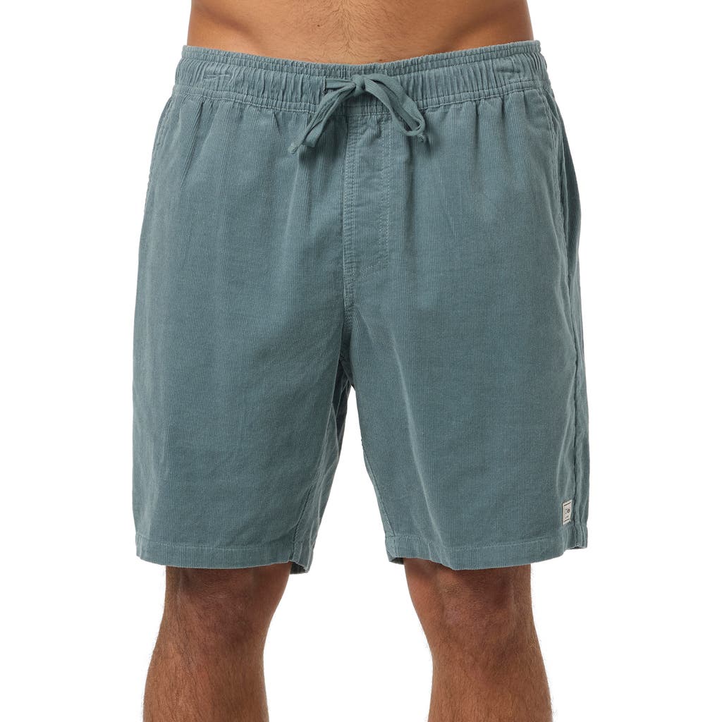 O'neill Stretch Corduroy Drawstring Shorts In Blue